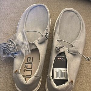 Hey Dude Light Gray Casual Loafers